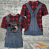 Unique Dexter Red Plaid Pattern 3D Shirts