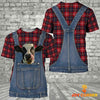 Unique Holstein Red Plaid Pattern 3D Shirts