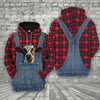 Unique Holstein Red Plaid Pattern 3D Shirts