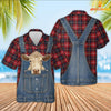 Unique Charolais Red Plaid Pattern 3D Shirts