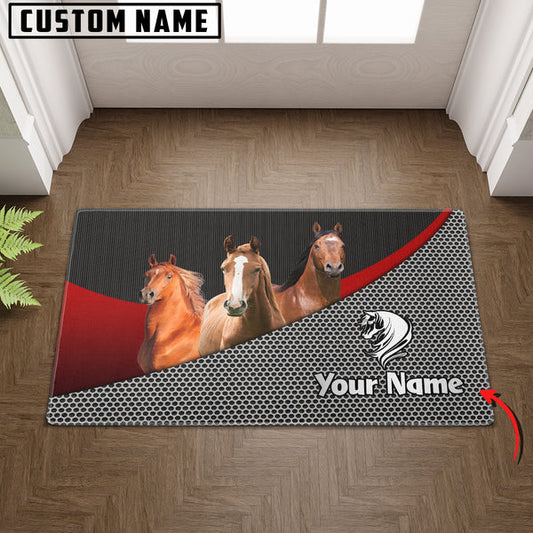 Uni Horse Metal Pattern Doormat