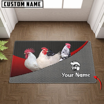 Uni Chicken Metal Pattern Doormat