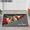 Uni Texas Longhorn Metal Pattern Doormat