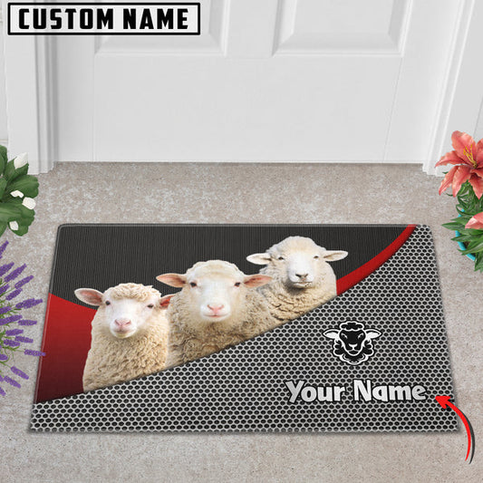 Uni Sheep Metal Pattern Doormat