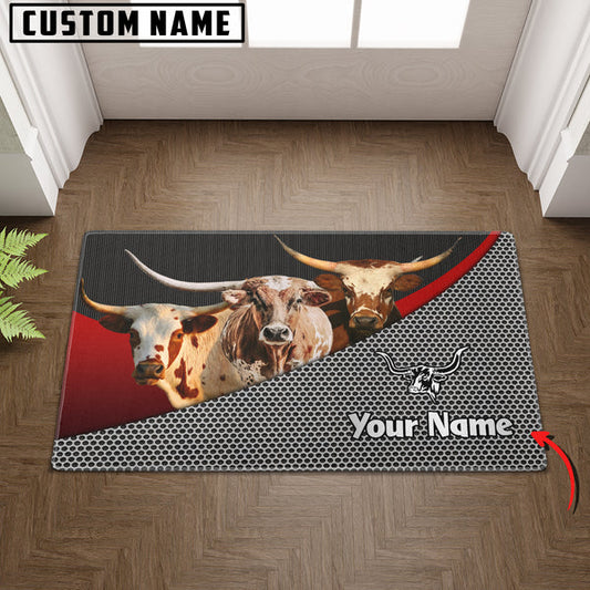 Uni Texas Longhorn Metal Pattern Doormat