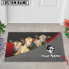 Uni Murray Greys Metal Pattern Doormat