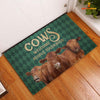 Uni Red Angus Welcome People Tolerated Doormat