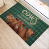 Uni Red Angus Welcome People Tolerated Doormat