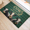 Uni Holstein Cattle Welcome People Tolerated Doormat