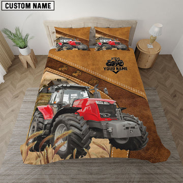 Uni Red Tractor Customized Bedding set