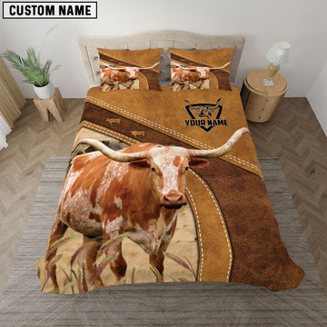 Uni Texas Longhorn Cattle Customized Bedding set