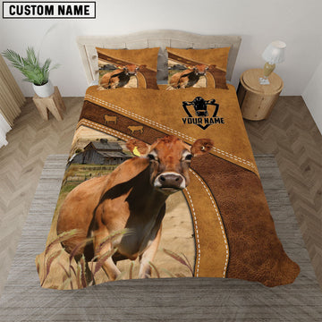 Uni Jersey Cattle Customized Bedding set