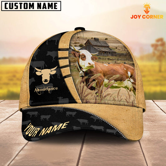 Uni Custom Name Abondance Cattle 3D Cap