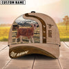 Uni Goat Custom Name Light Brown Cap