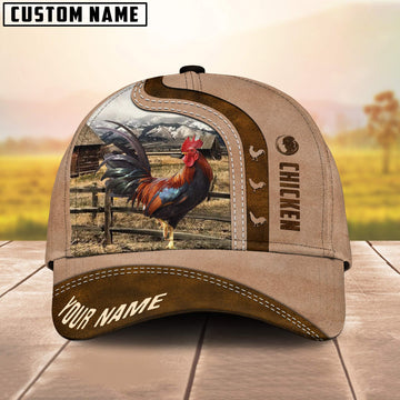 Uni Chicken Custom Name Light Brown Cap