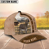 Uni Donkey Custom Name Light Brown Cap