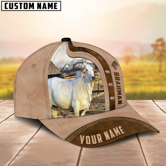 Uni Brahman Custom Name Light Brown Cap