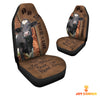 Uni Holstein Leather Carving Customized Name Car Seat Cover Set