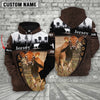 Uni Jersey On Farms Custom Name Printed 3D Wooden Forest Hoodie