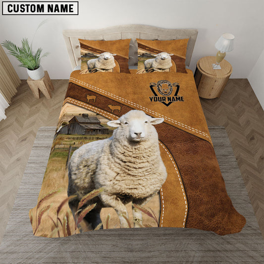 Uni Custom Name Sheep Bedding set