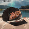Uni Happiness Red Angus Customized Name Brown 3D Classic Cap