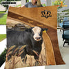 Uni Blaze Faced Simmental Custom Name Blanket Collection