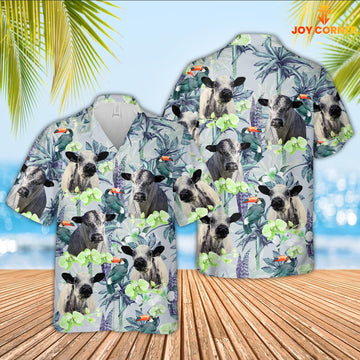 Uni Speakle Park Flower Pattern 3D Hawaiian Shirt