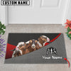 Uni Nubians Goat Metal Pattern Doormat