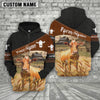 Uni Guernsey On Farm Custom Name Printed 3D Black Hoodie