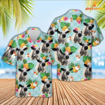 Uni Speakle Park Flower Pattern 3D Hawaiian Shirt