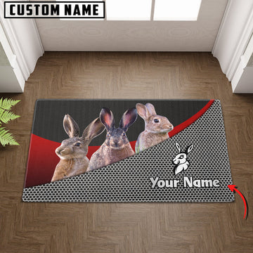 Uni Rabbit Metal Pattern Doormat