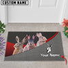 Uni Rabbit Metal Pattern Doormat