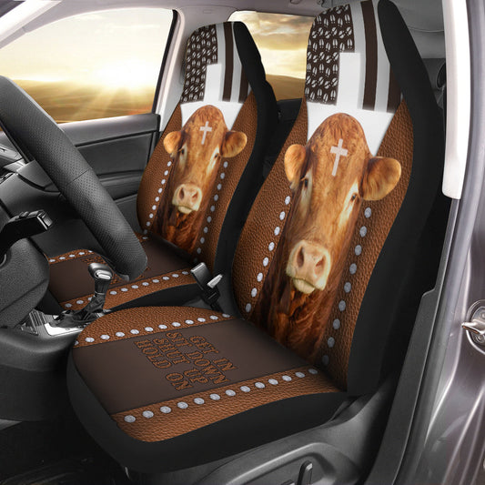 Uni Jesus Limousin Pattern Car Seat Cover Set