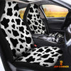 Uni Farm Cow Pattern 3D Car Seat Cover Set (2PCS)