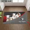 Uni Pygmy Goats Metal Pattern Doormat