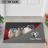 Uni Blackface Sheep Metal Pattern Doormat