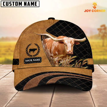 Uni Custom Name Texas Longhorn Cattle Cap