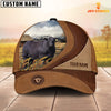 Uni Custom Name Black Angus Brown Classic Cap