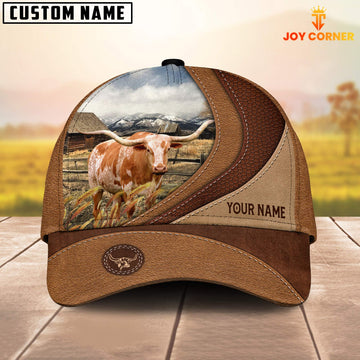 Uni Custom Name Texas Longhorn Brown Classic Cap