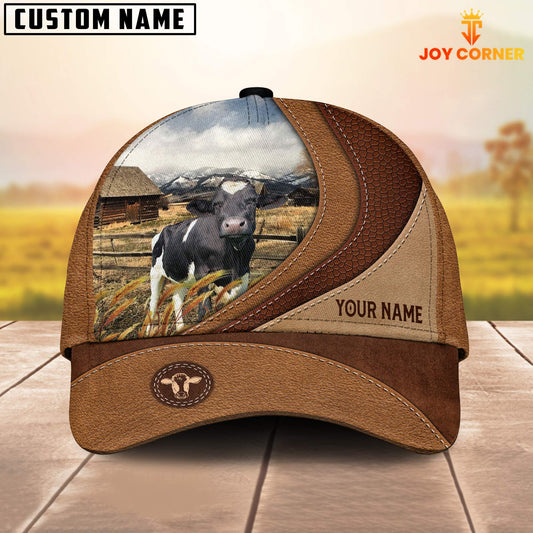 Uni Custom Name Holstein Brown Classic Cap