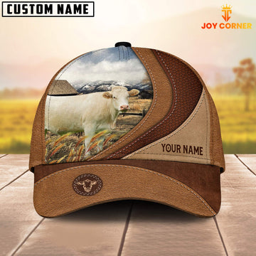 Uni Custom Name Charolais Brown Classic Cap