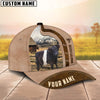 Uni Custom Name Belted Galloway Light Brown Cap