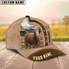 Uni Custom Name Simmental Light Brown Cap