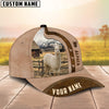 Uni Custom Name Alpaca Cattle Light Brown Cap