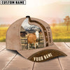 Uni Custom Name Fleckvieh Cattle Light Brown Cap