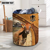 Uni Jersey Cattle Brown Custom Name Basket
