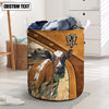 Uni Ayrshires Cattle Brown Custom Name Basket