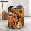 Uni Santa Gertrudis Cattle Brown Custom Name Basket