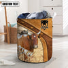 Uni Florida Cracker Cattle Brown Custom Name Basket