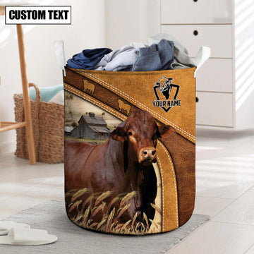 Uni Beefmaster Cattle Brown Custom Name Basket